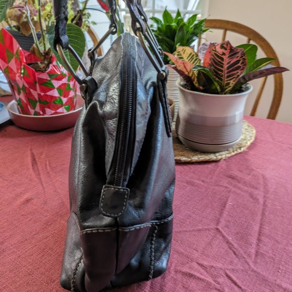 Black Leather Hobo Bag - Picture 2 of 3